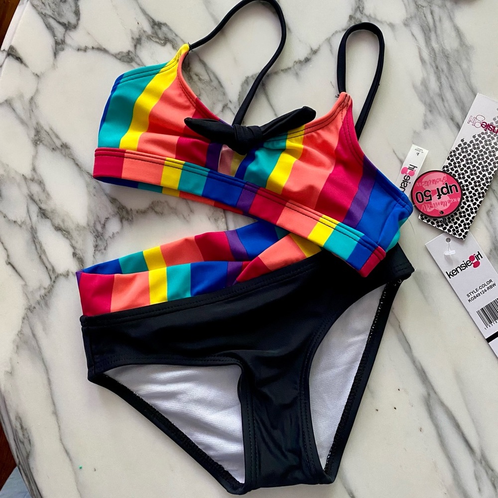 NWT-Kenzie Girl Multi-Color Bikini